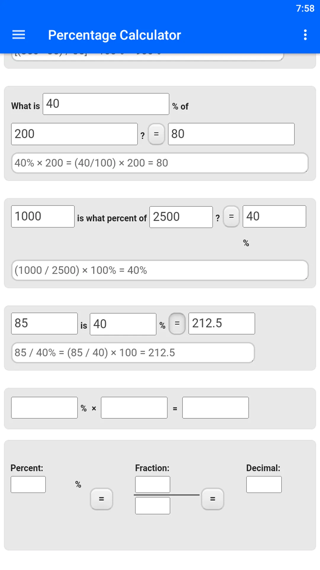 Percentage Calculator | Indus Appstore | Screenshot