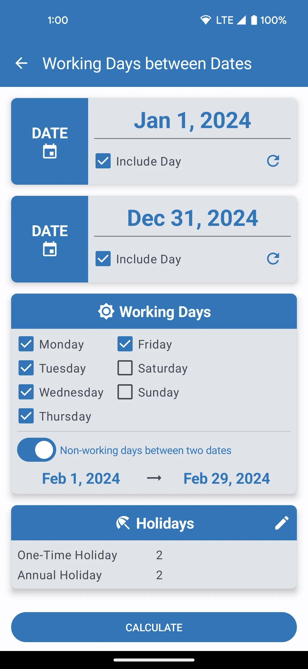 Date Calculator | Indus Appstore | Screenshot