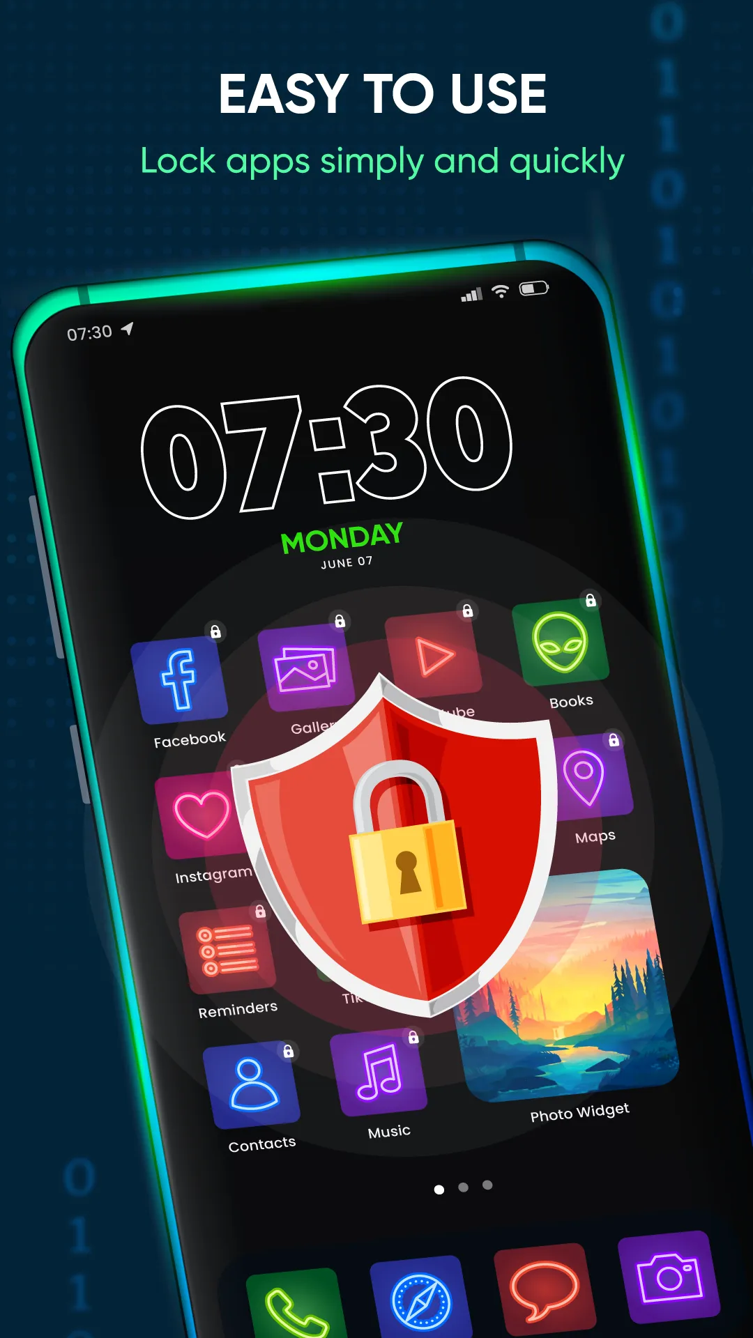 AppLock - Fingerprint, PIN | Indus Appstore | Screenshot