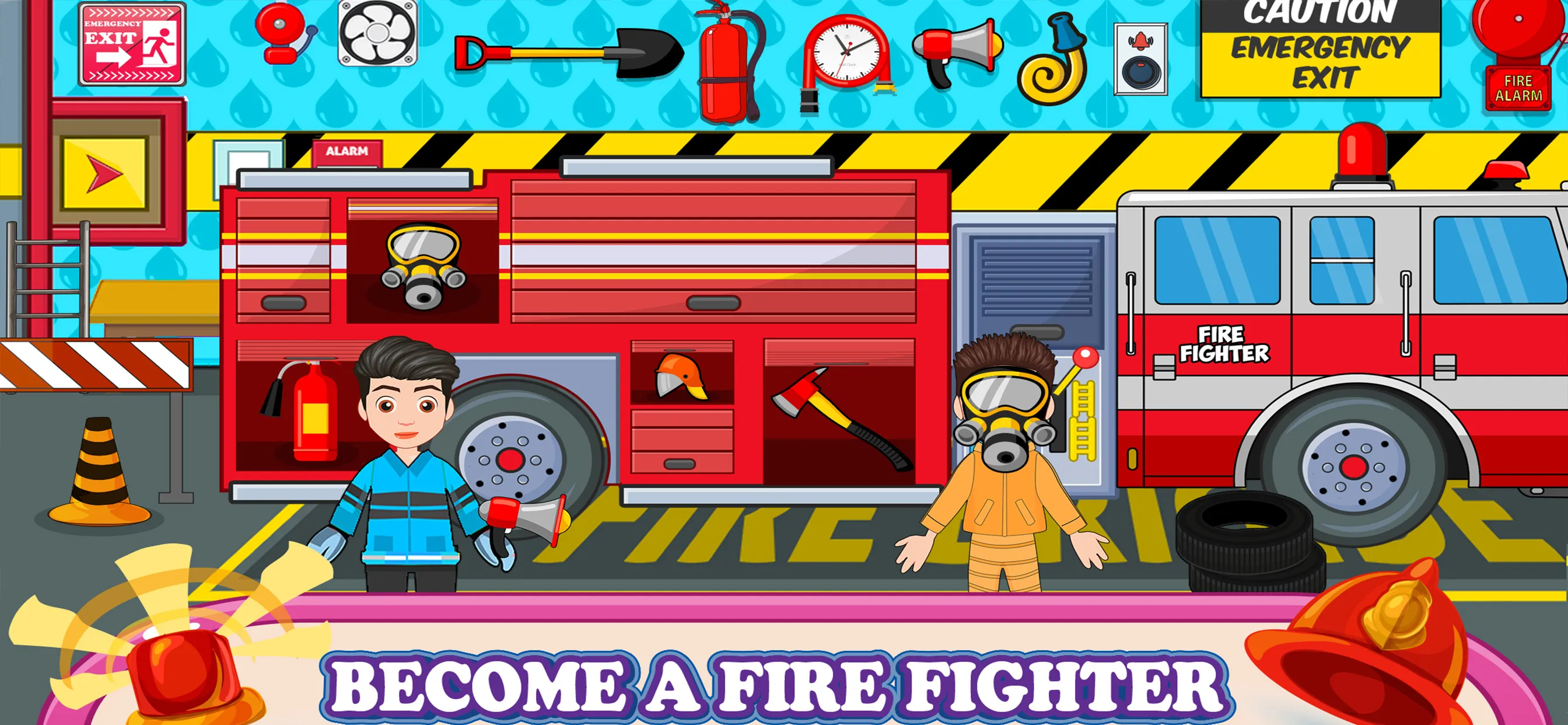 Pretend Town Fire Station Life | Indus Appstore | Screenshot