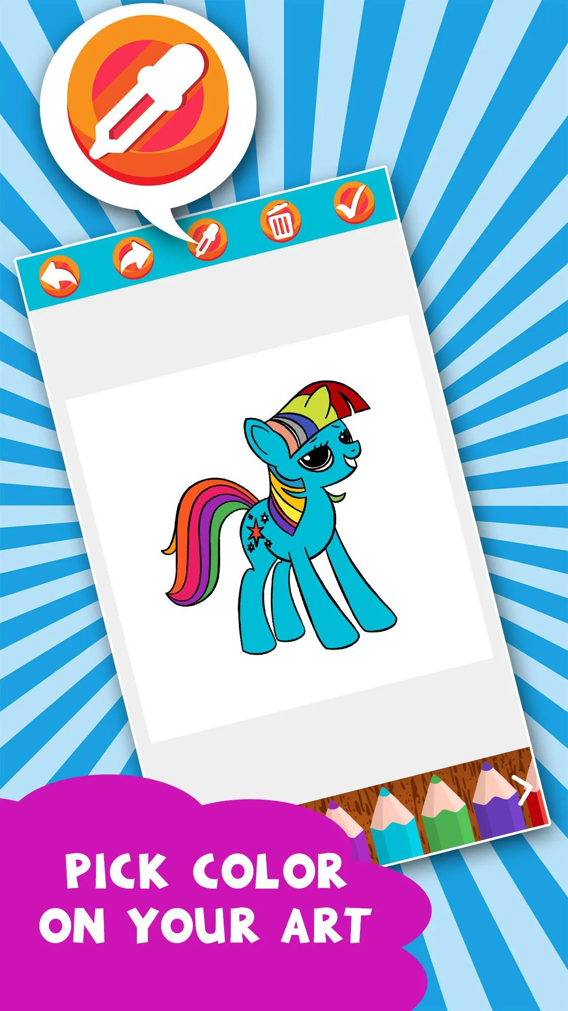 My Pony Game - Coloring Book | Indus Appstore | Screenshot