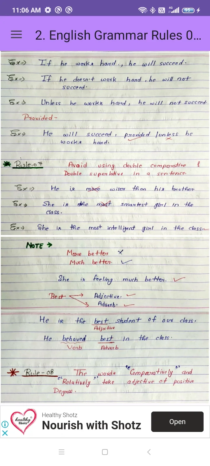 60 Rules of English Grammar | Indus Appstore | Screenshot