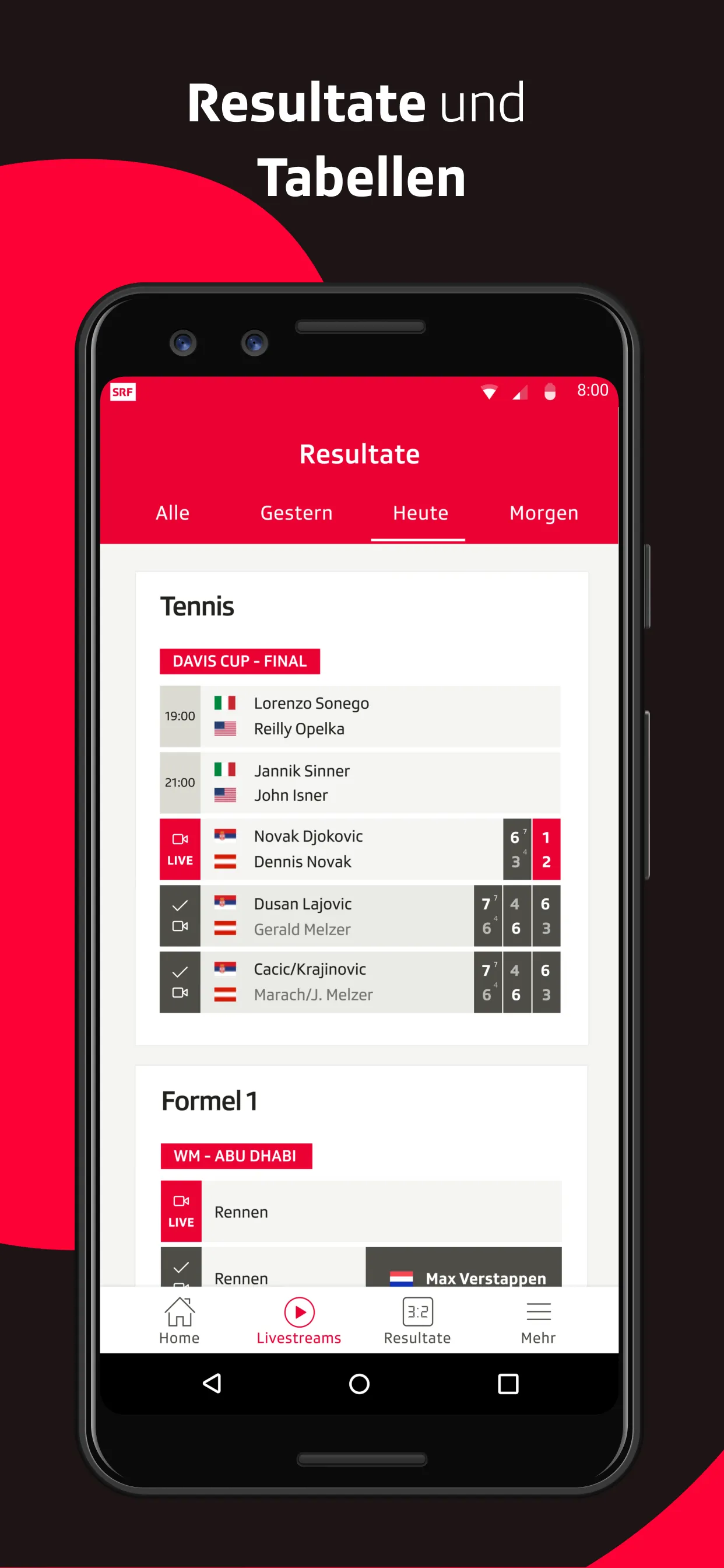 SRF Sport - Live Sport | Indus Appstore | Screenshot