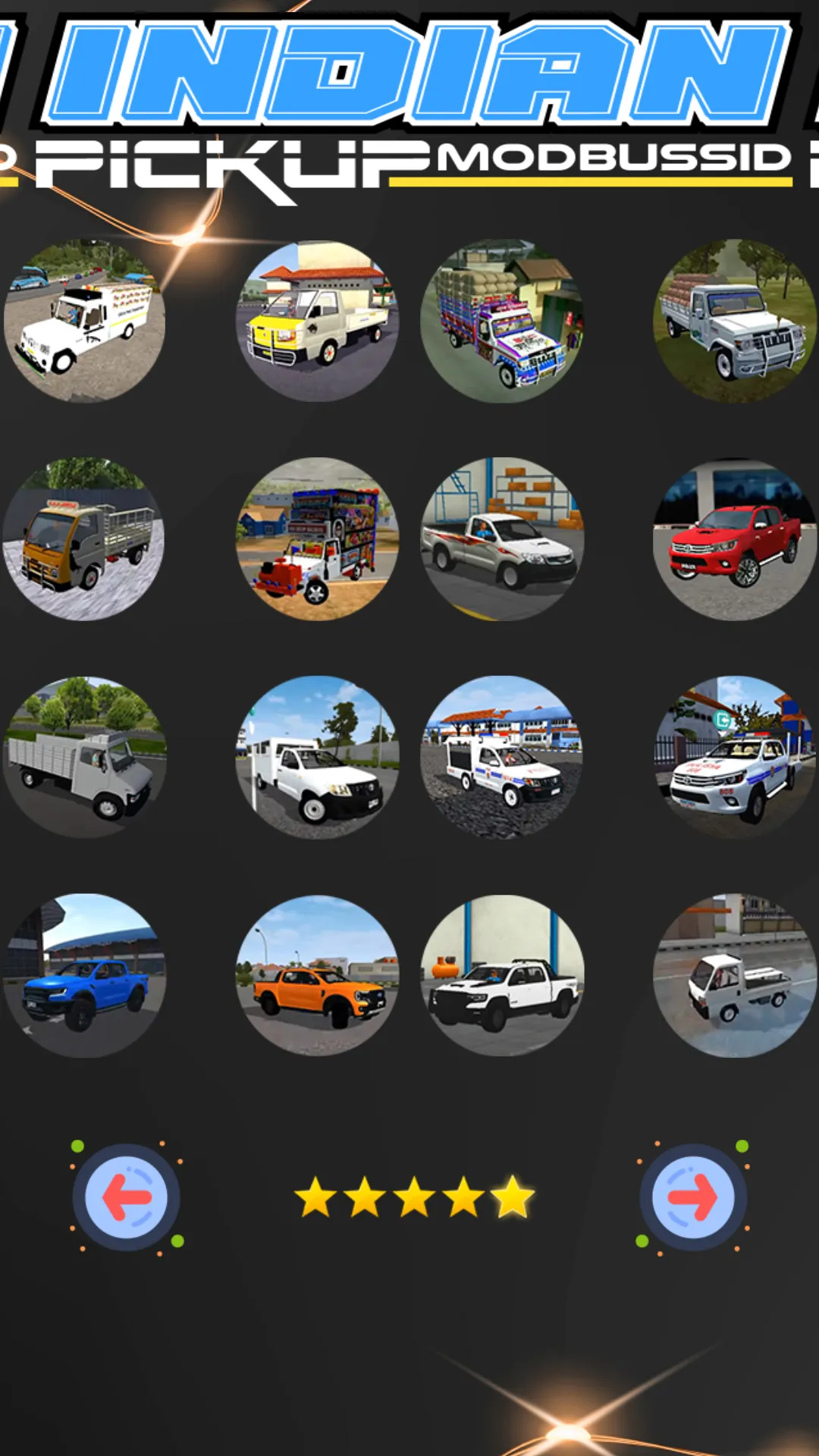 Indian Pickup Mod Bussid | Indus Appstore | Screenshot