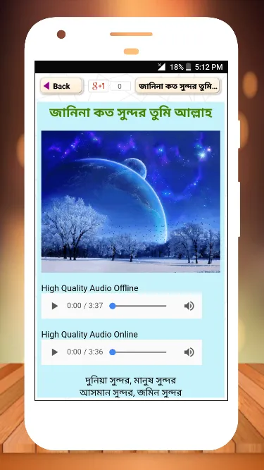 বাছাই করা গজল অডিও offline | Indus Appstore | Screenshot