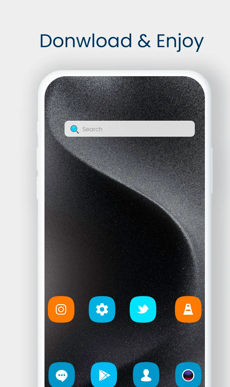 IPHONE 15 Pro Theme & Launcher | Indus Appstore | Screenshot