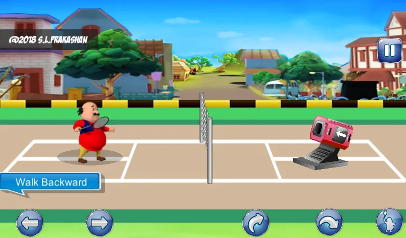 Motu Patlu Badminton | Indus Appstore | Screenshot