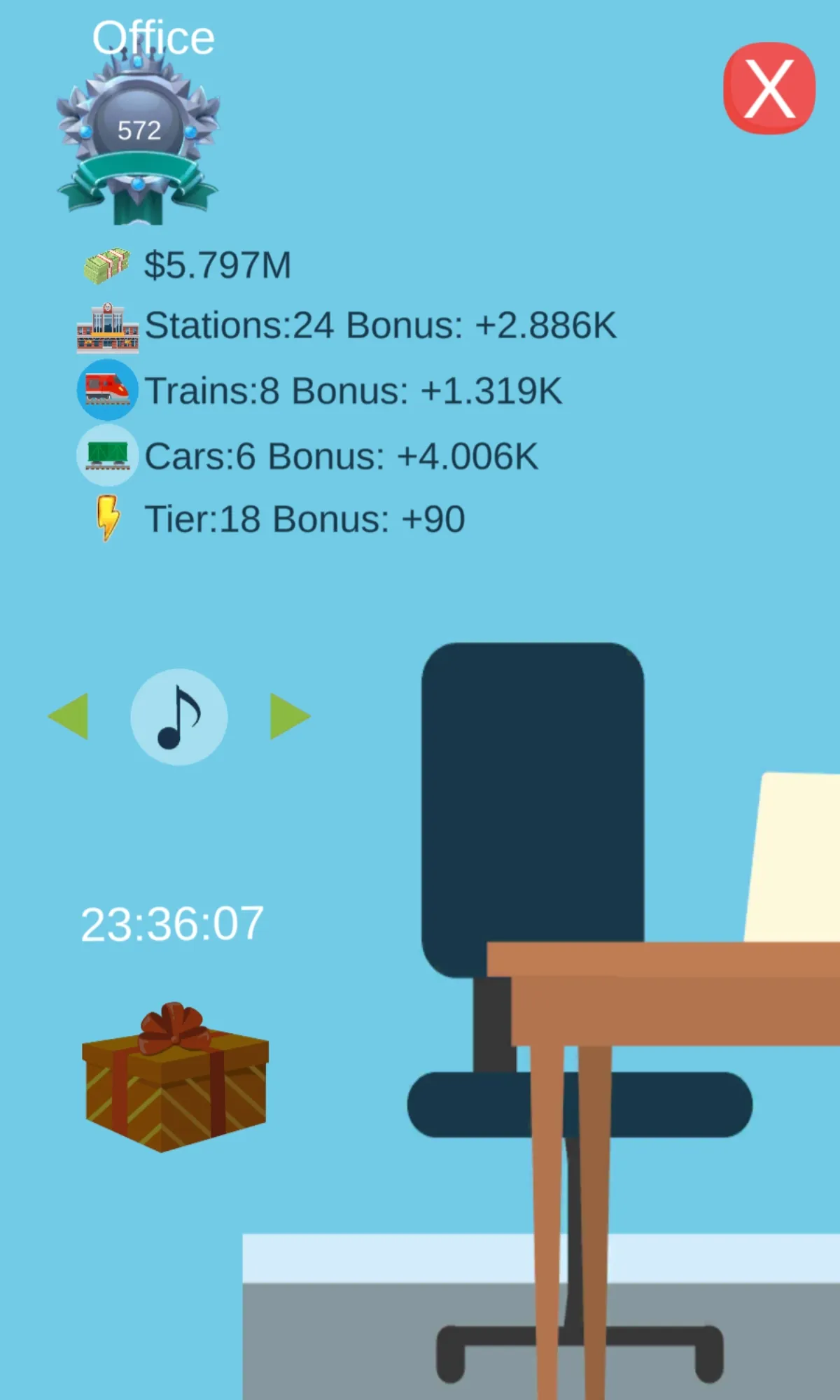 Idle Train Tycoon | Indus Appstore | Screenshot