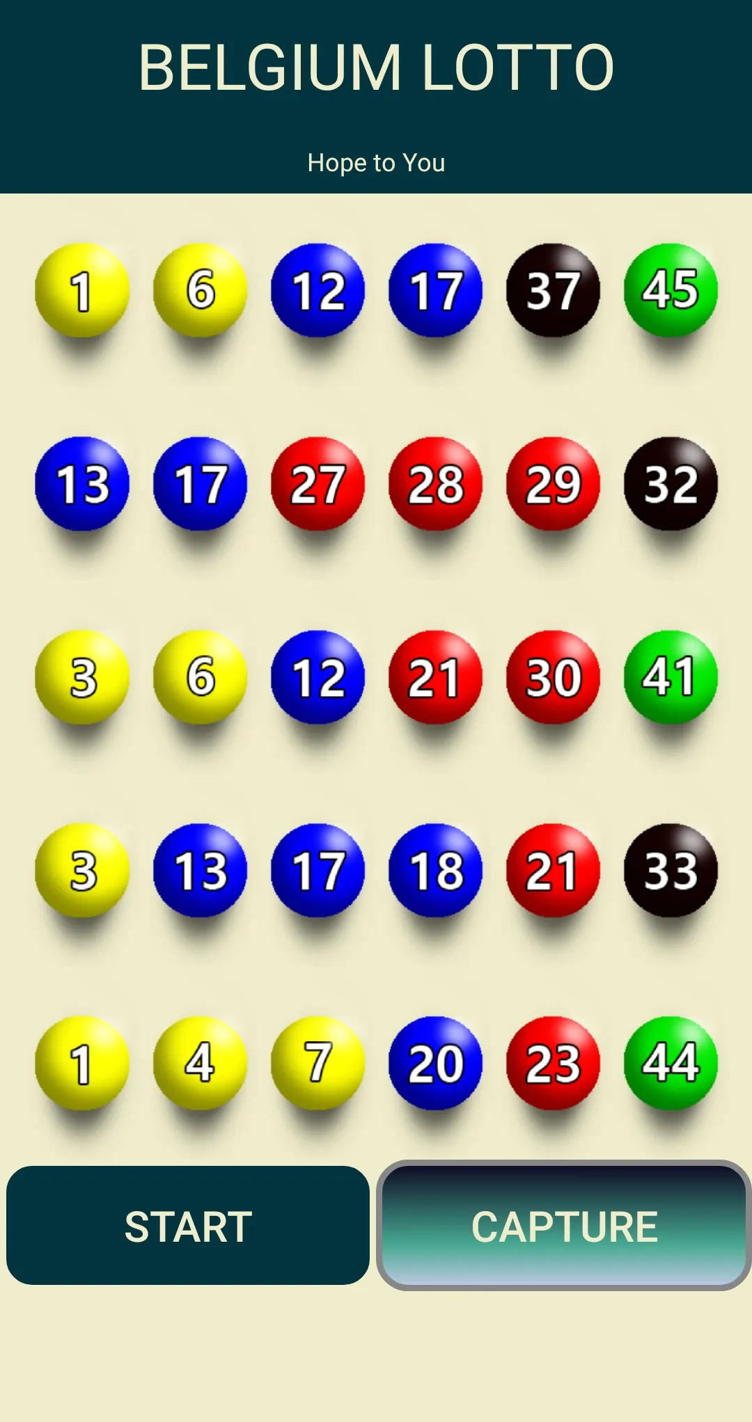 Belgium lotto-NumberGenerator | Indus Appstore | Screenshot