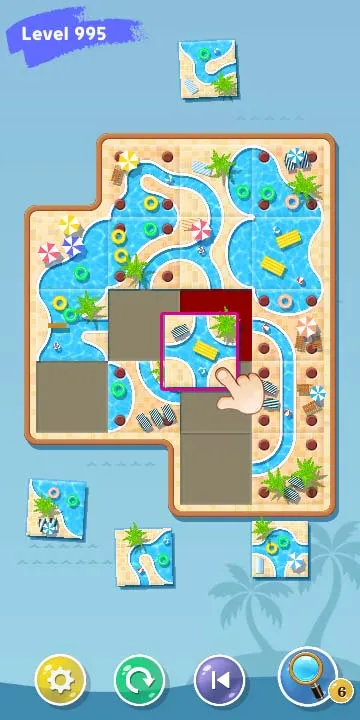 IQ Puzzles Swimming Pool | Indus Appstore | Screenshot