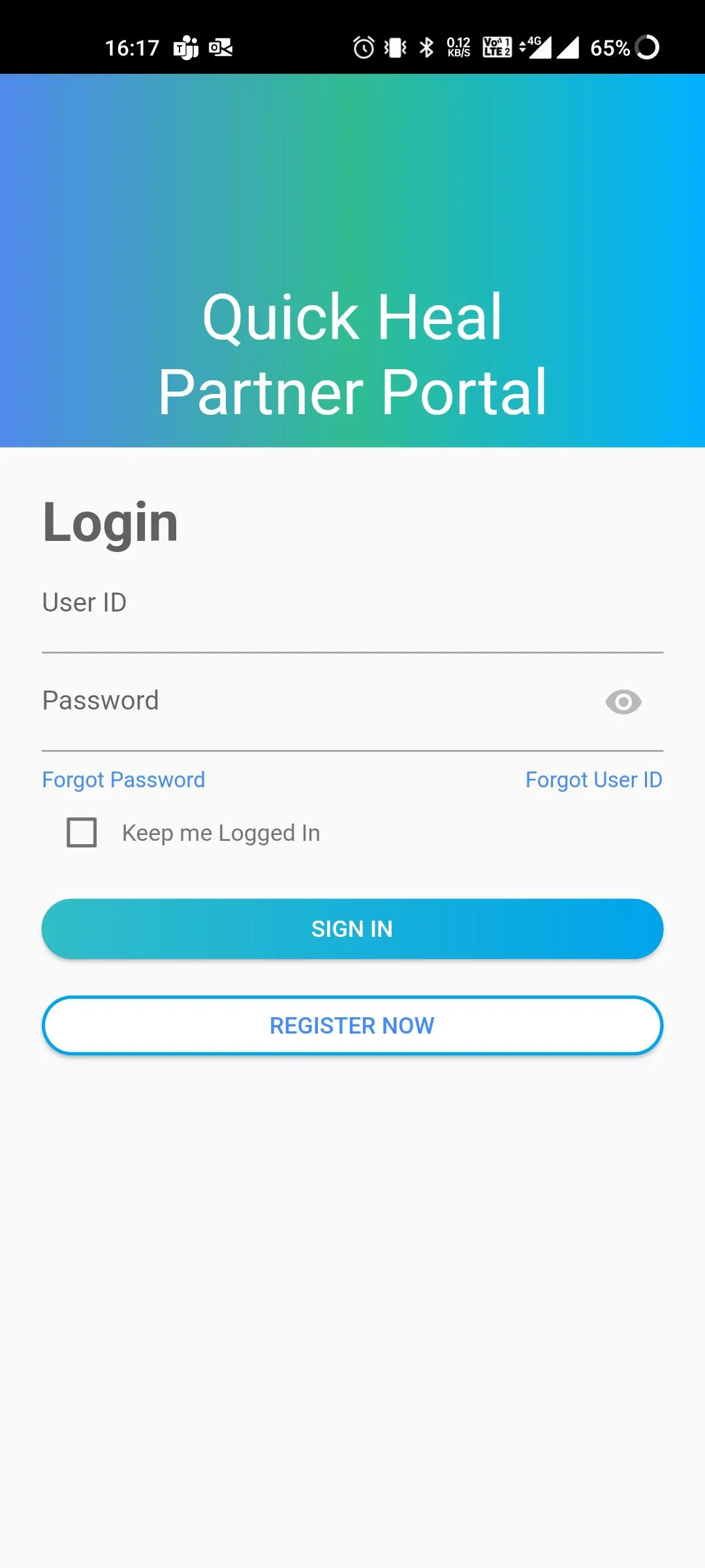 Quick Heal Partner Portal | Indus Appstore | Screenshot