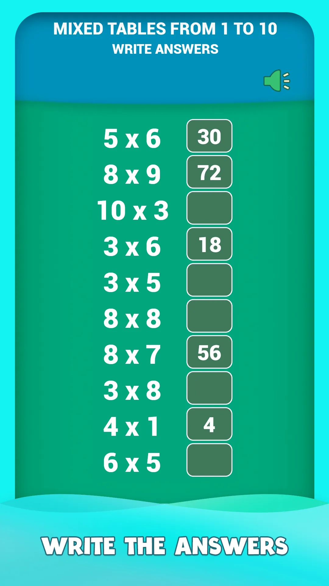 Multiplication tables games | Indus Appstore | Screenshot