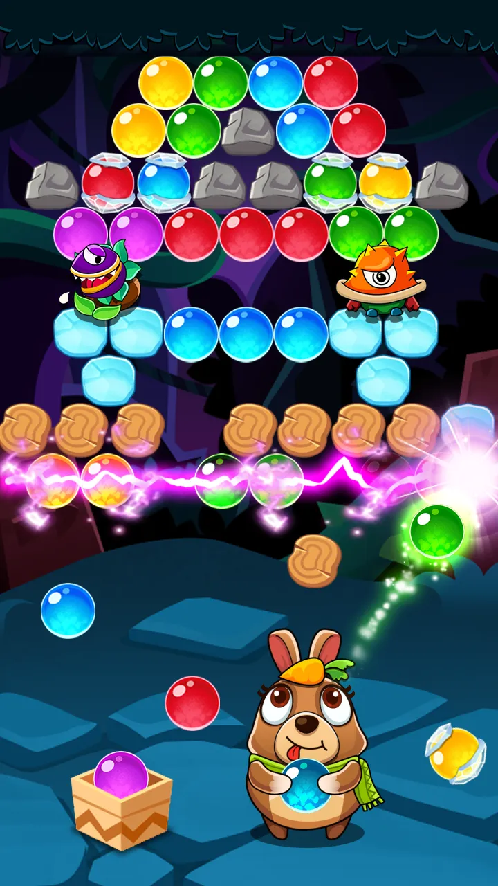 Bunny pop bubble pet puzzle | Indus Appstore | Screenshot