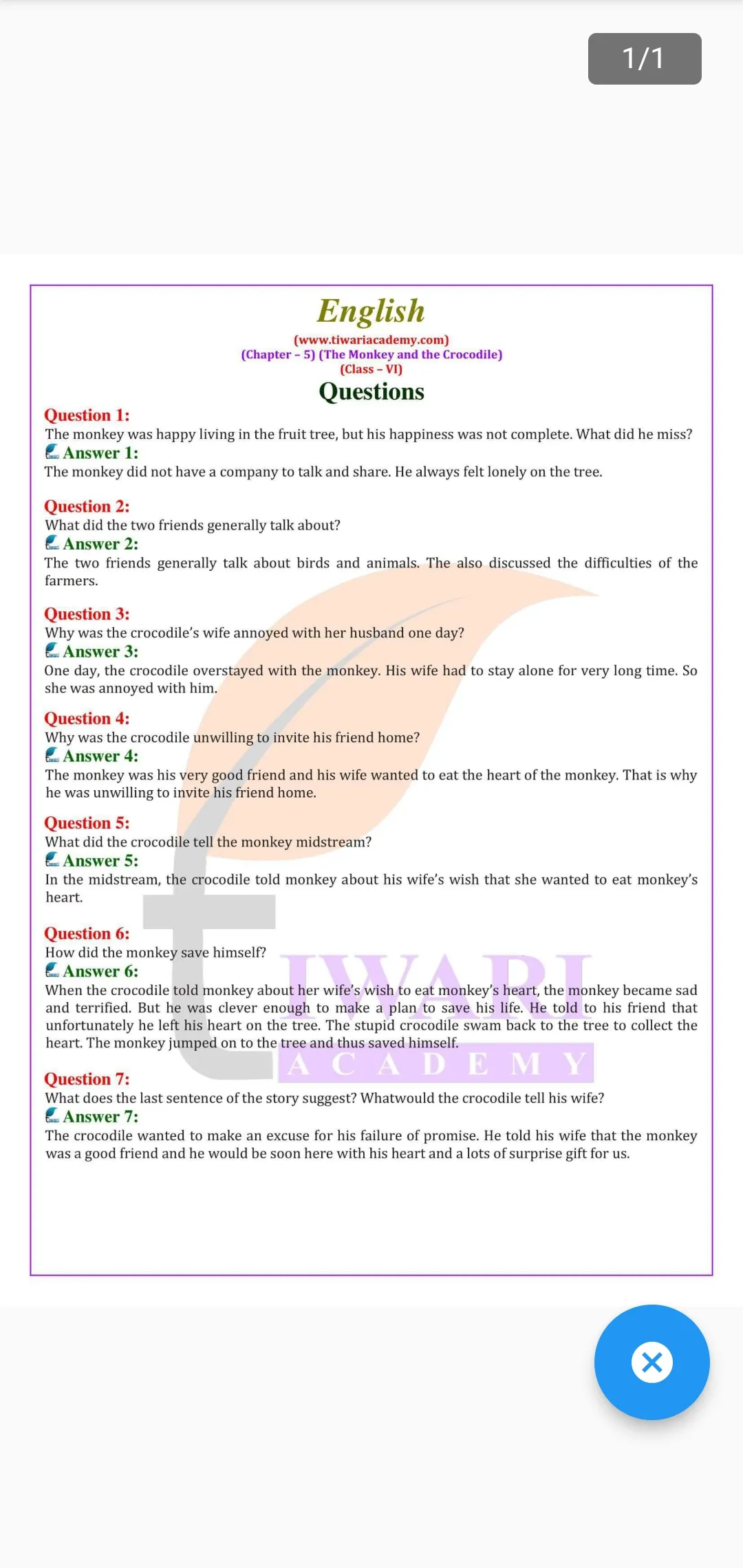 Class 6 English Guide 2024-25 | Indus Appstore | Screenshot