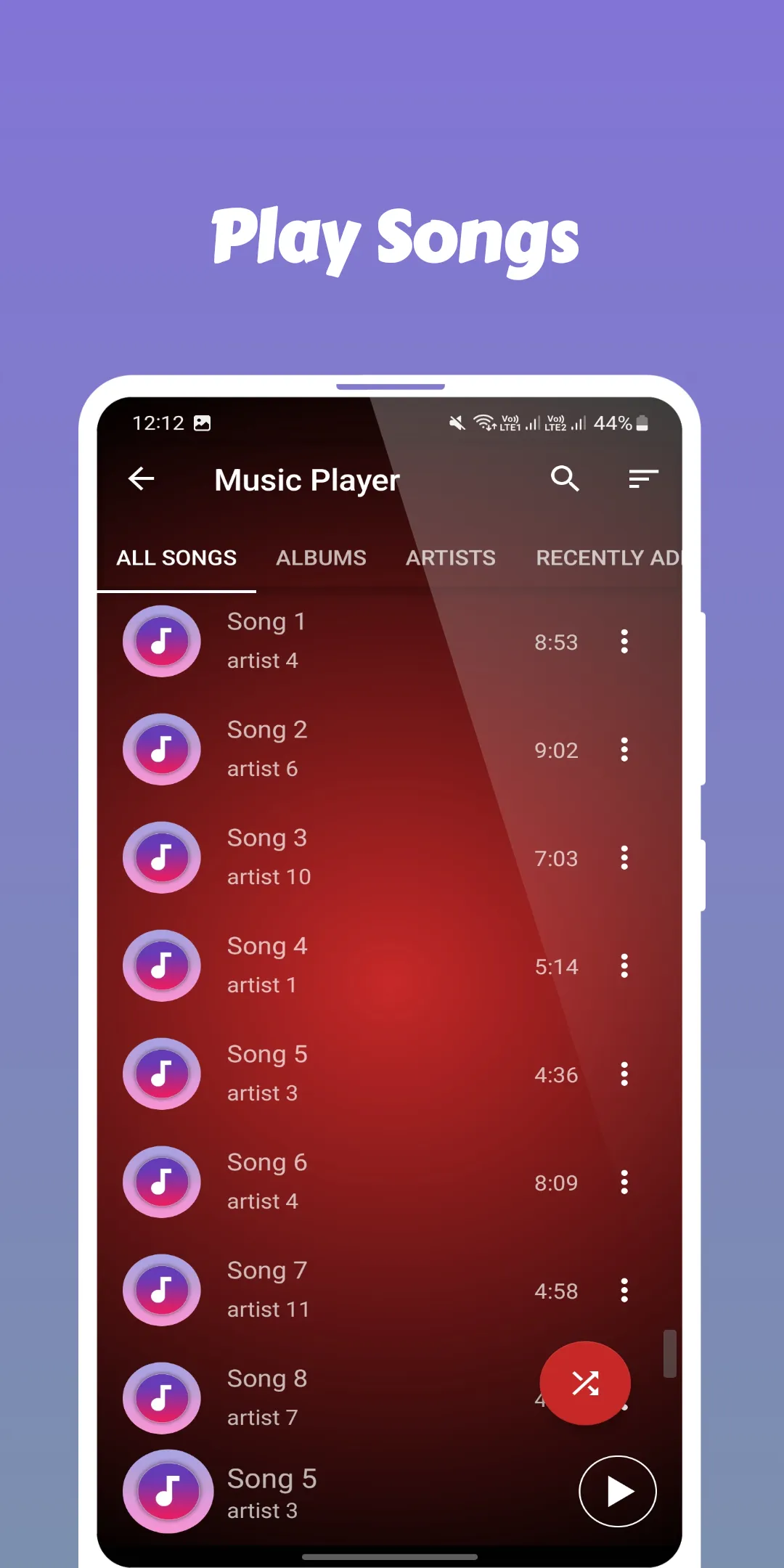 Music Player | Indus Appstore | Screenshot