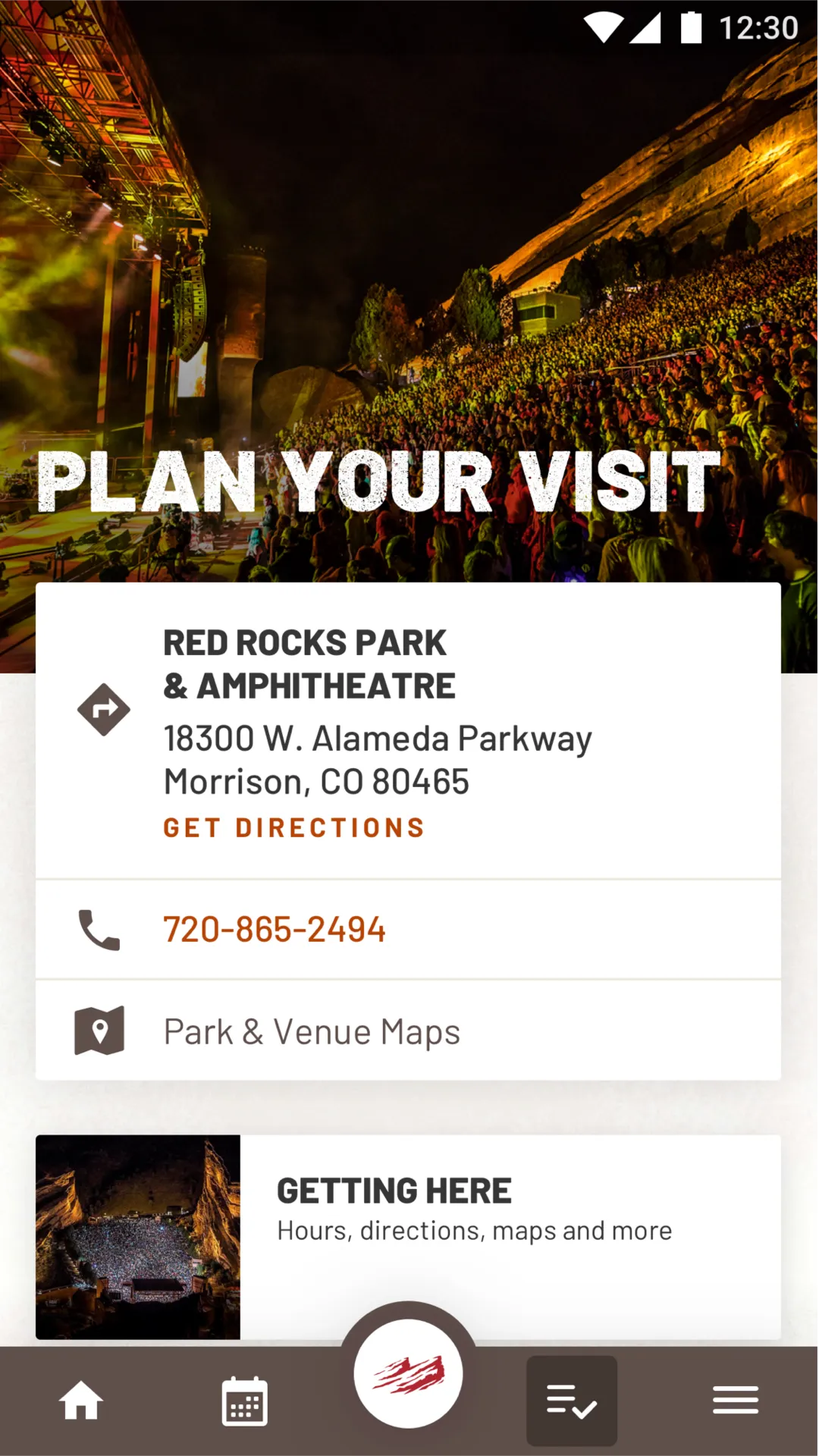 Red Rocks Park & Amphitheatre | Indus Appstore | Screenshot