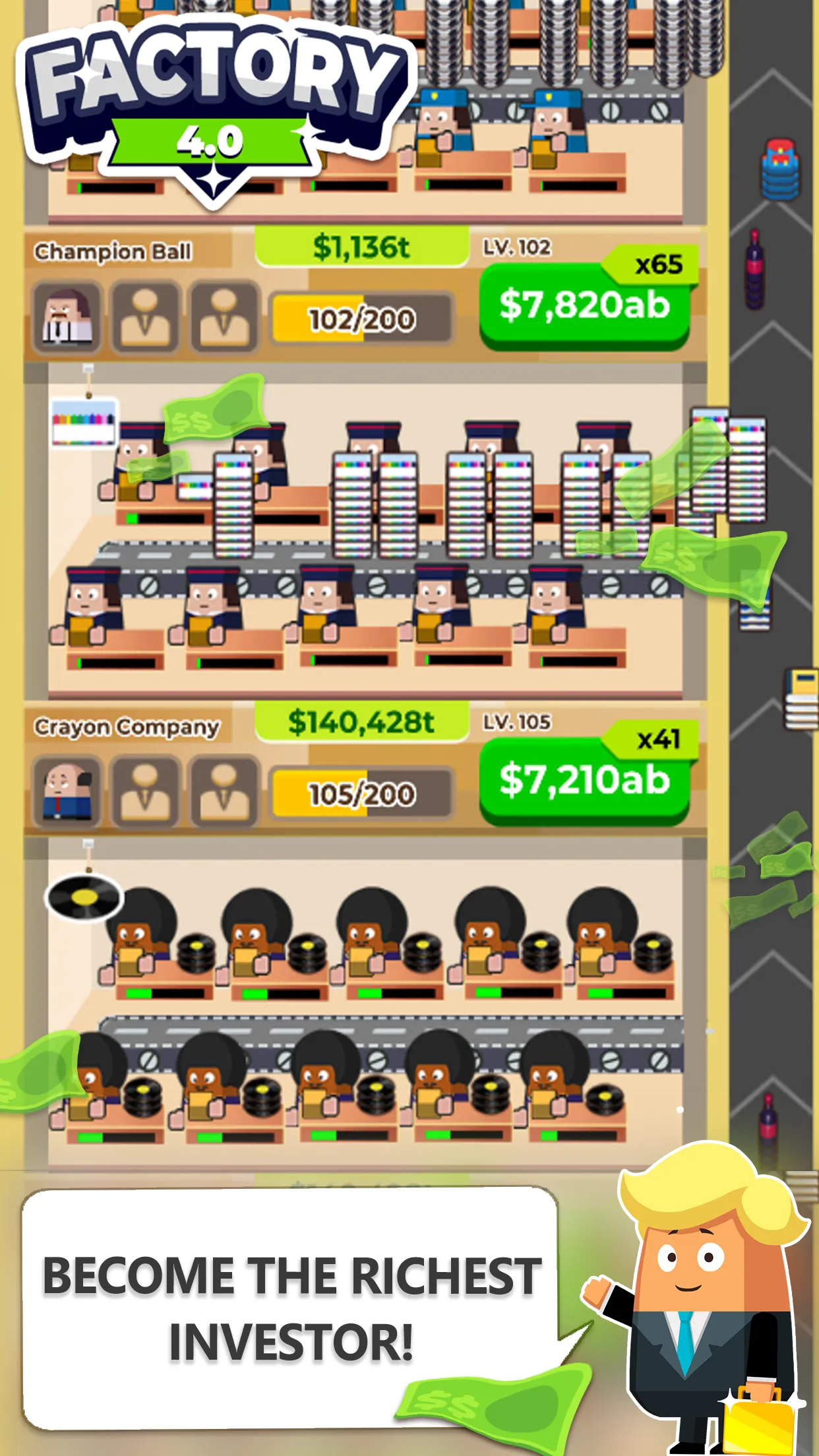 Factory 4.0 - Idle Tycoon Game | Indus Appstore | Screenshot