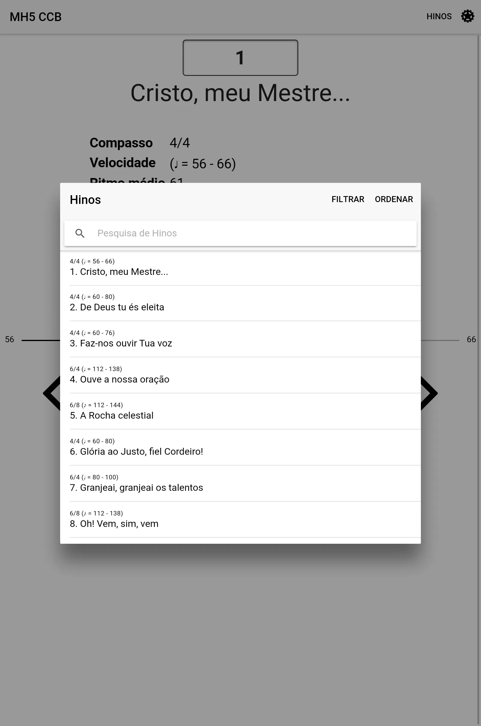 Metrônomo H5 CCB | Indus Appstore | Screenshot