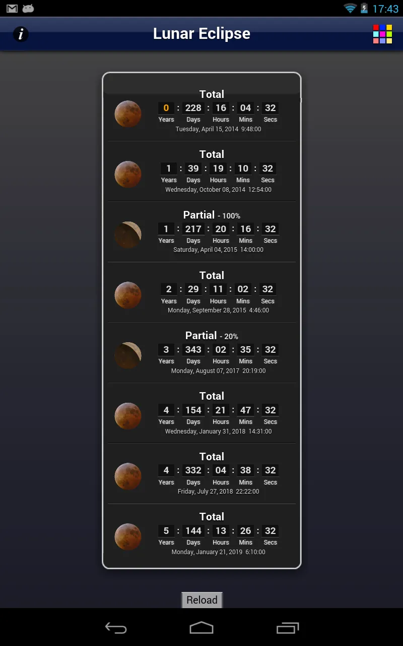 Lunar Eclipse Lite | Indus Appstore | Screenshot