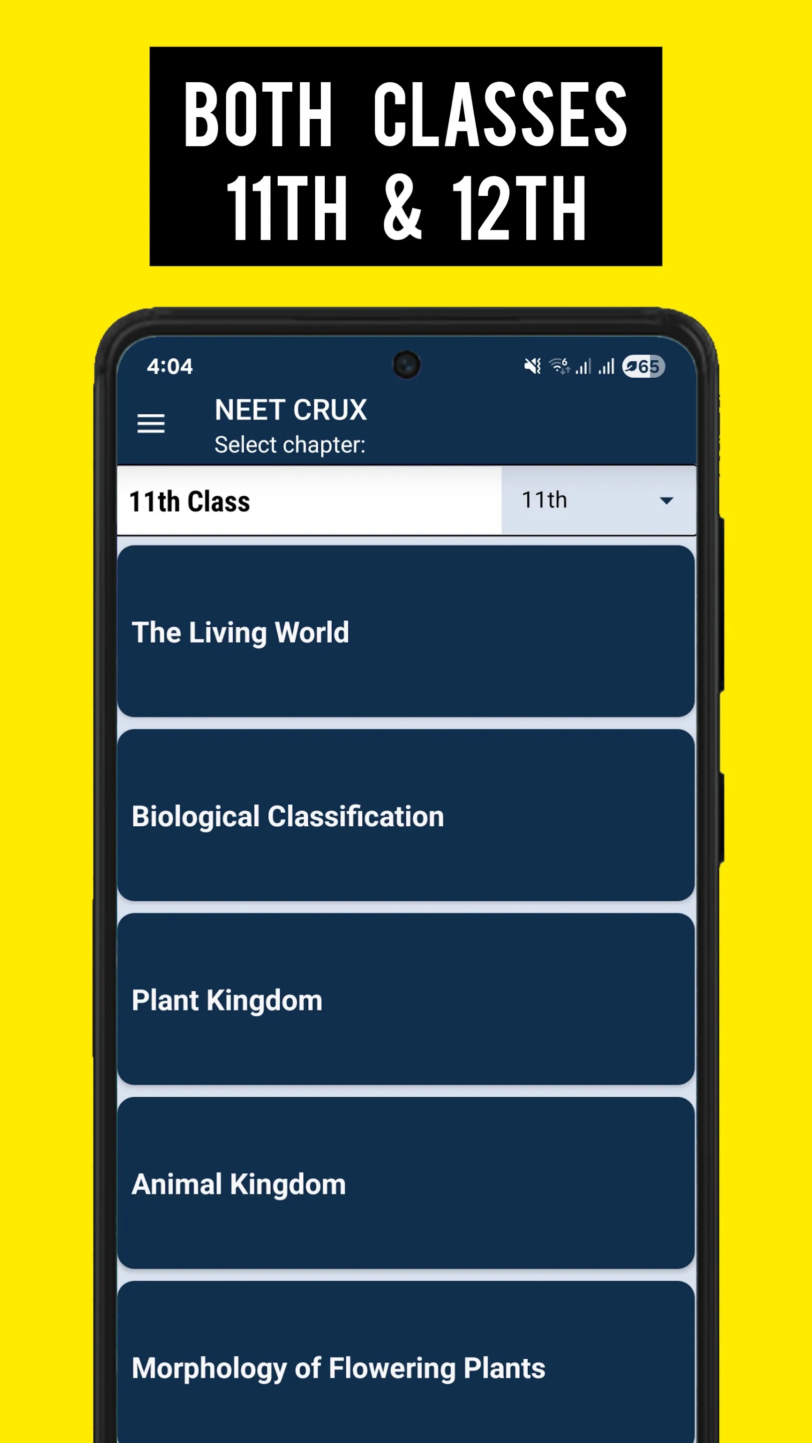 NEET NCERT Bio Line-wise MCQ | Indus Appstore | Screenshot