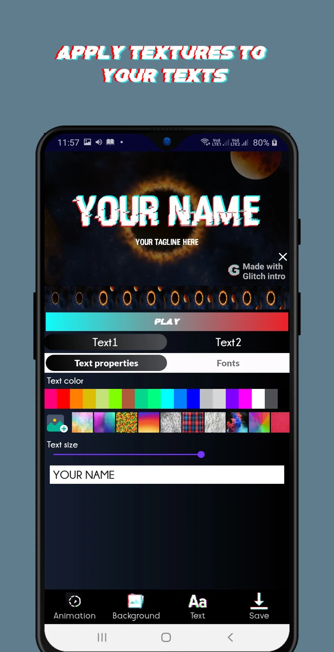 Glitch Intro Maker | Indus Appstore | Screenshot