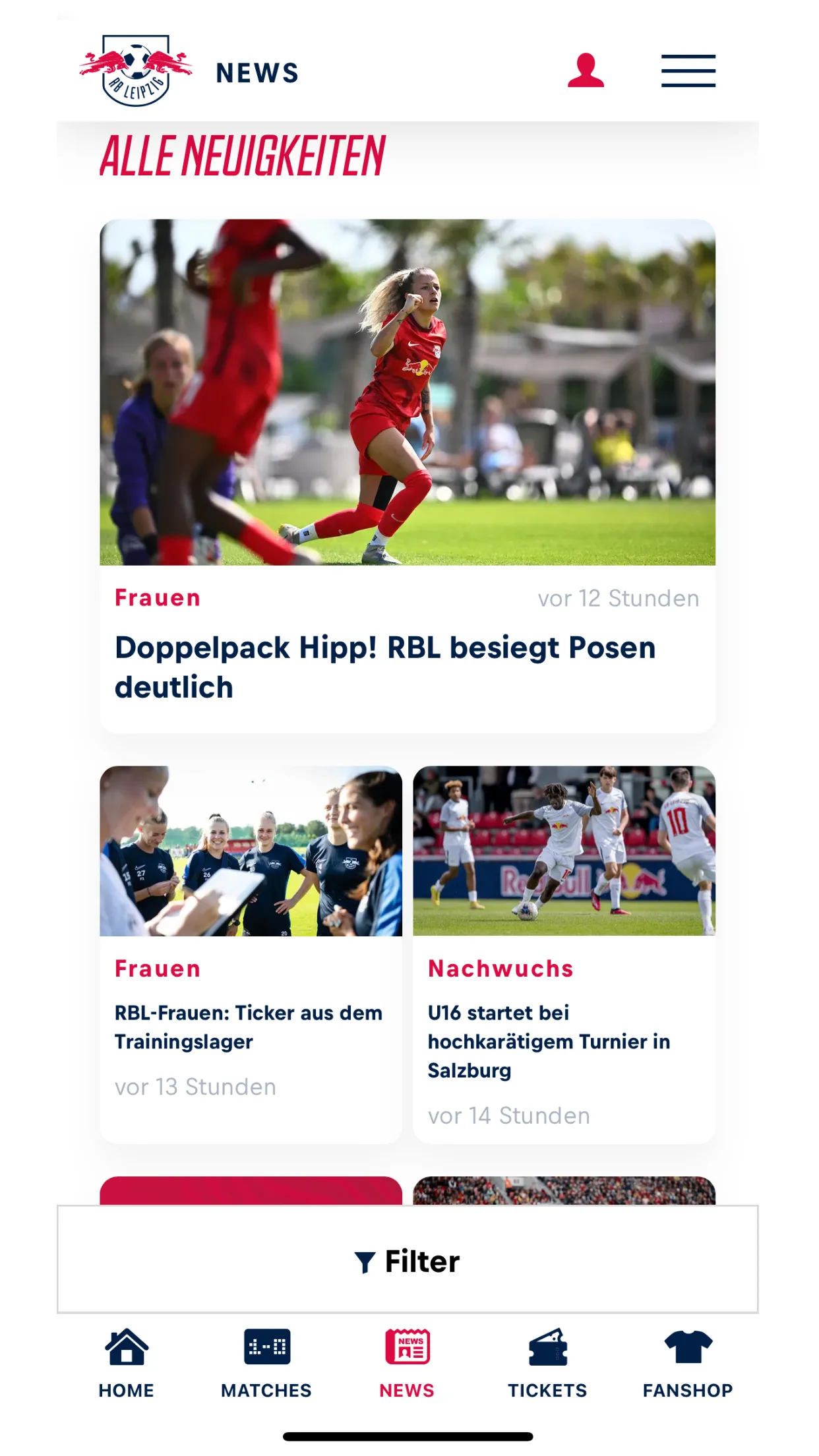 RB Leipzig | Indus Appstore | Screenshot