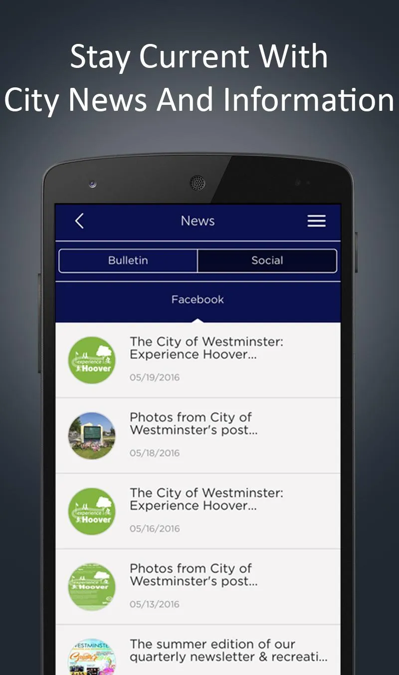 City of Westminster, CA | Indus Appstore | Screenshot