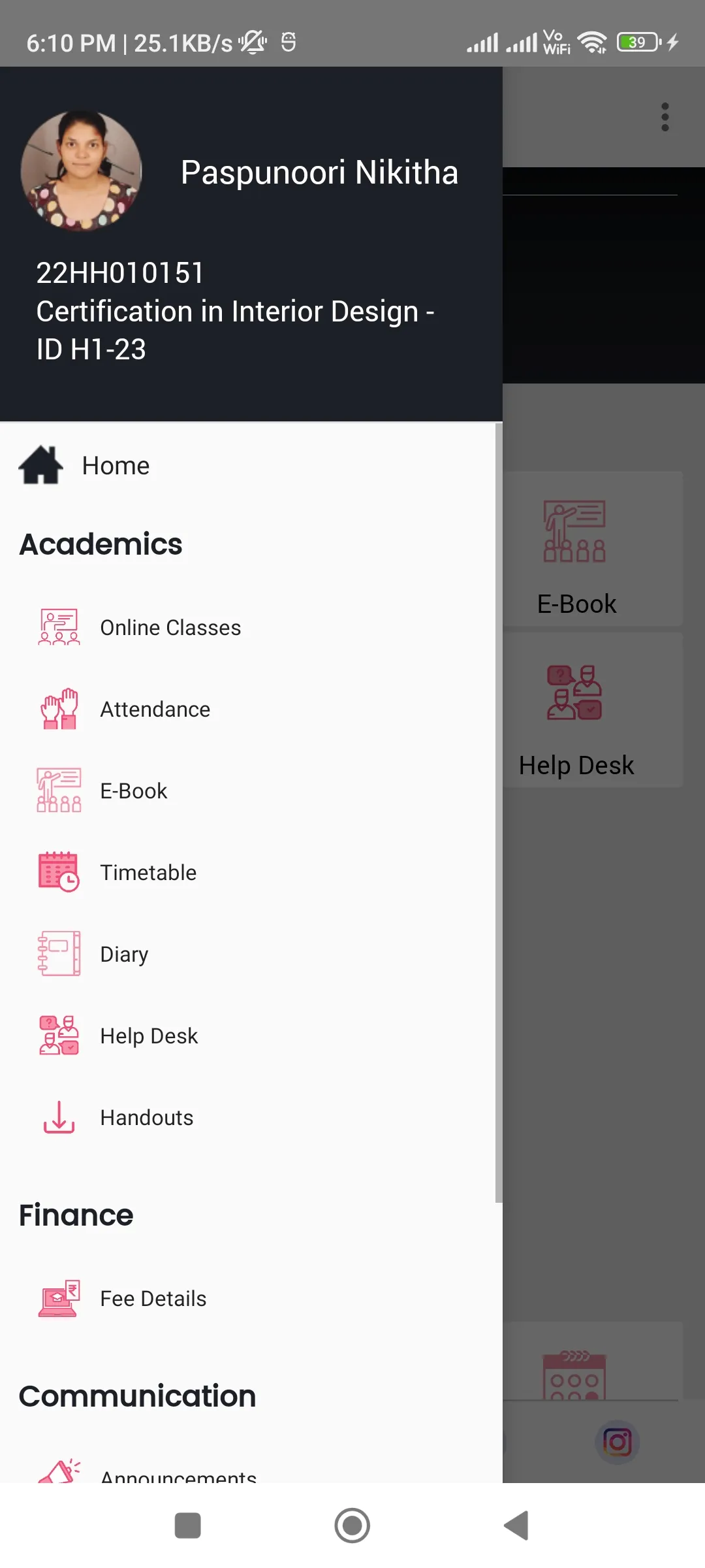 Student Hamstech Portal | Indus Appstore | Screenshot