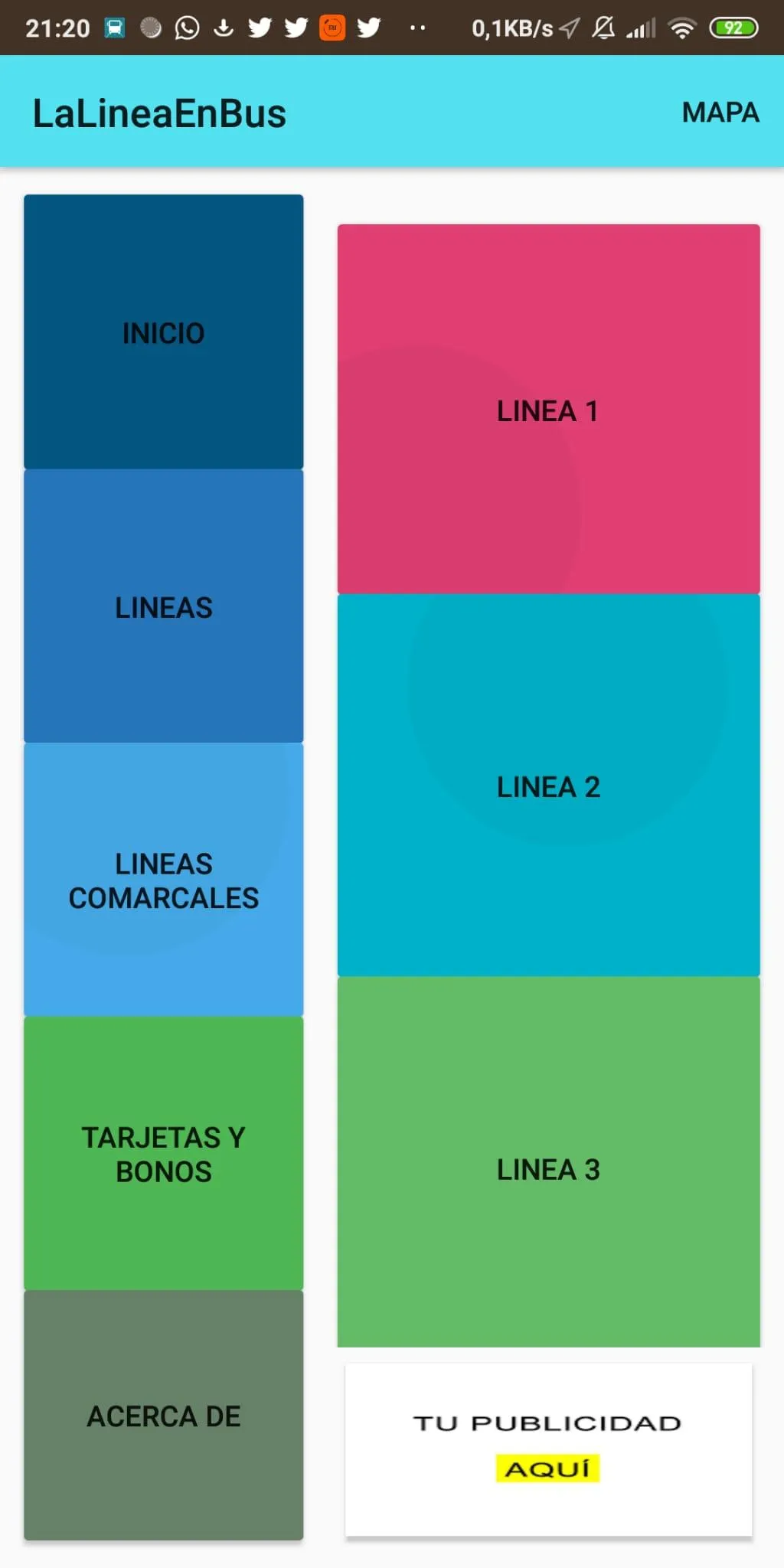 La Linea en Bus | Indus Appstore | Screenshot