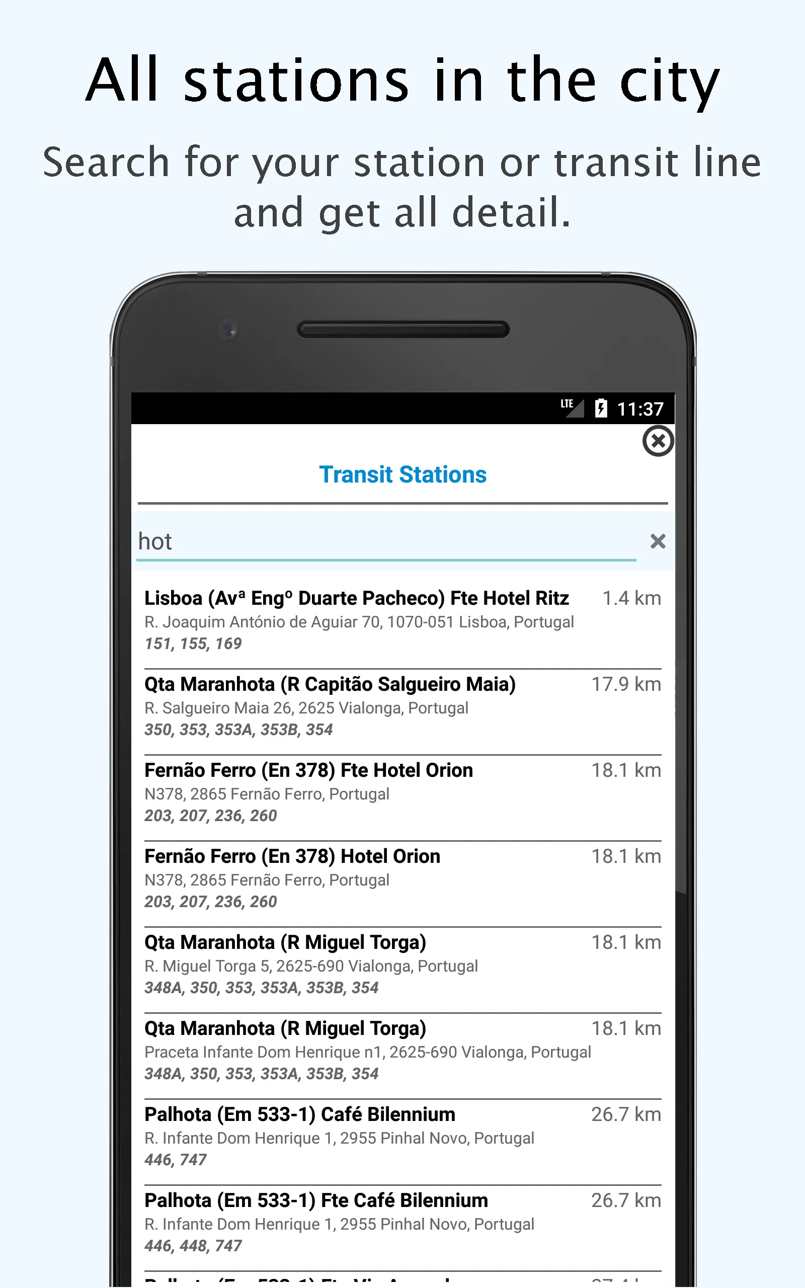 Lisbon Transit Offline | Indus Appstore | Screenshot