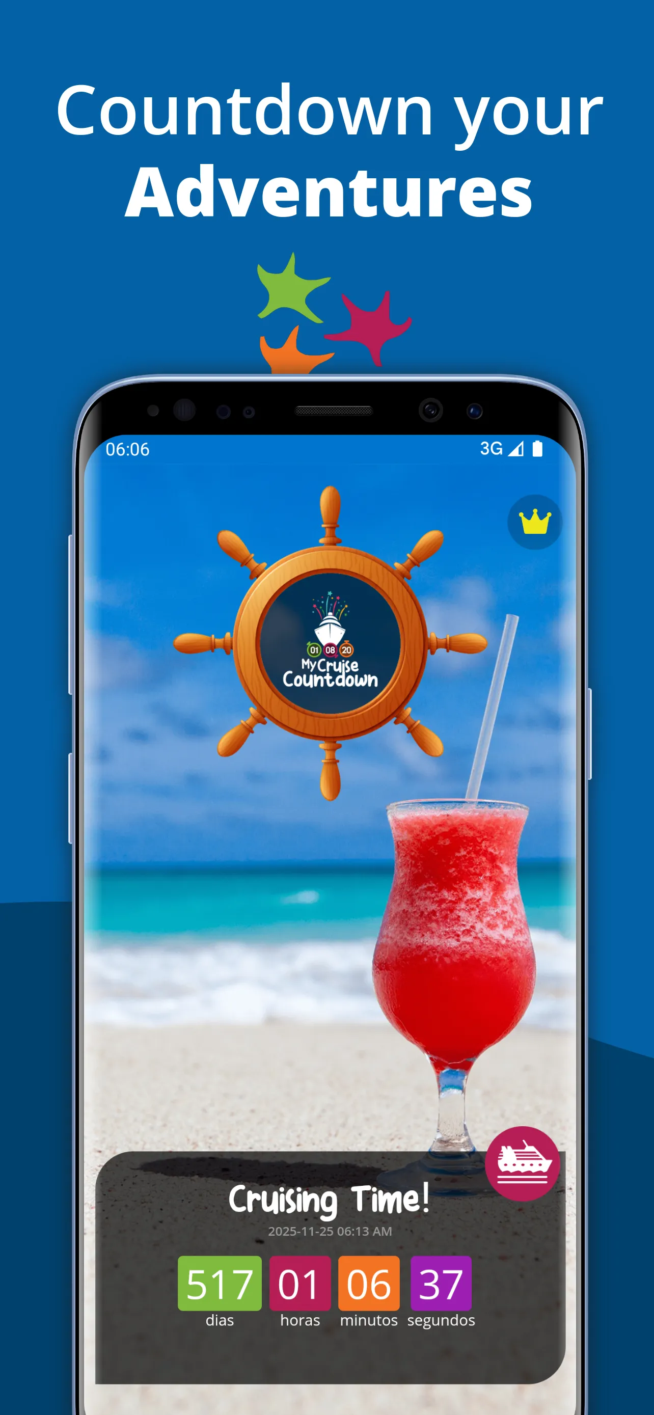 Cruise Countdown | Indus Appstore | Screenshot