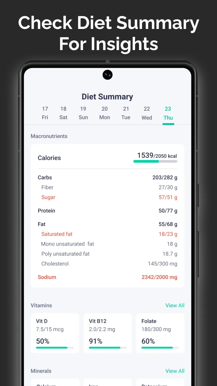 Hint Diet Plan Calorie Counter | Indus Appstore | Screenshot