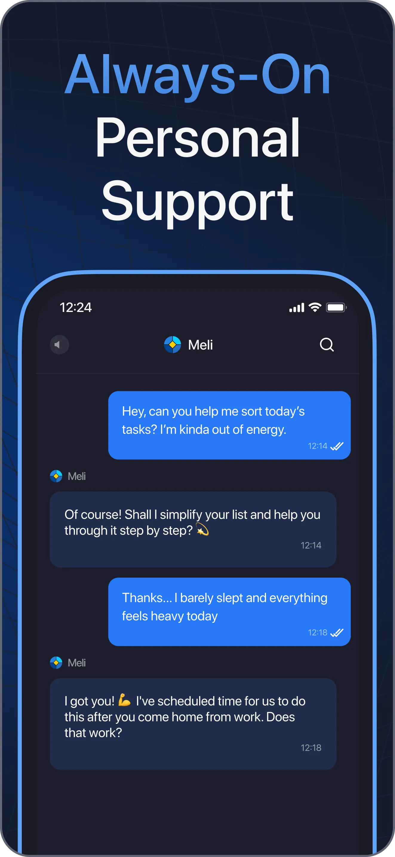 Meli AI: Thoughtful Partner | Indus Appstore | Screenshot