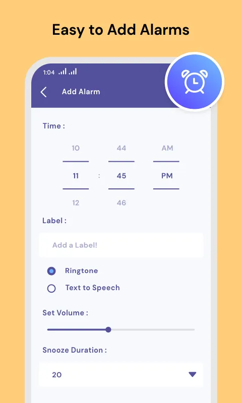 Wake Up Alarm Clock | Indus Appstore | Screenshot