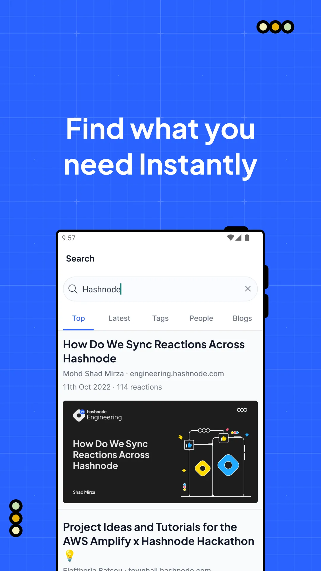 Hashnode: Dev Community | Indus Appstore | Screenshot