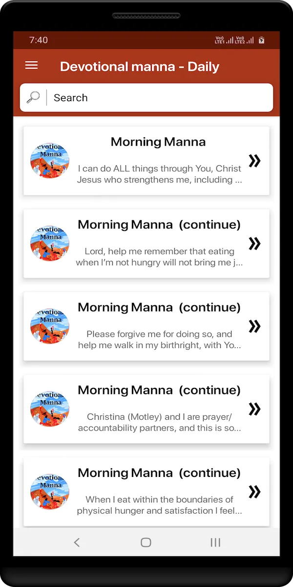 Devotional manna - Daily | Indus Appstore | Screenshot