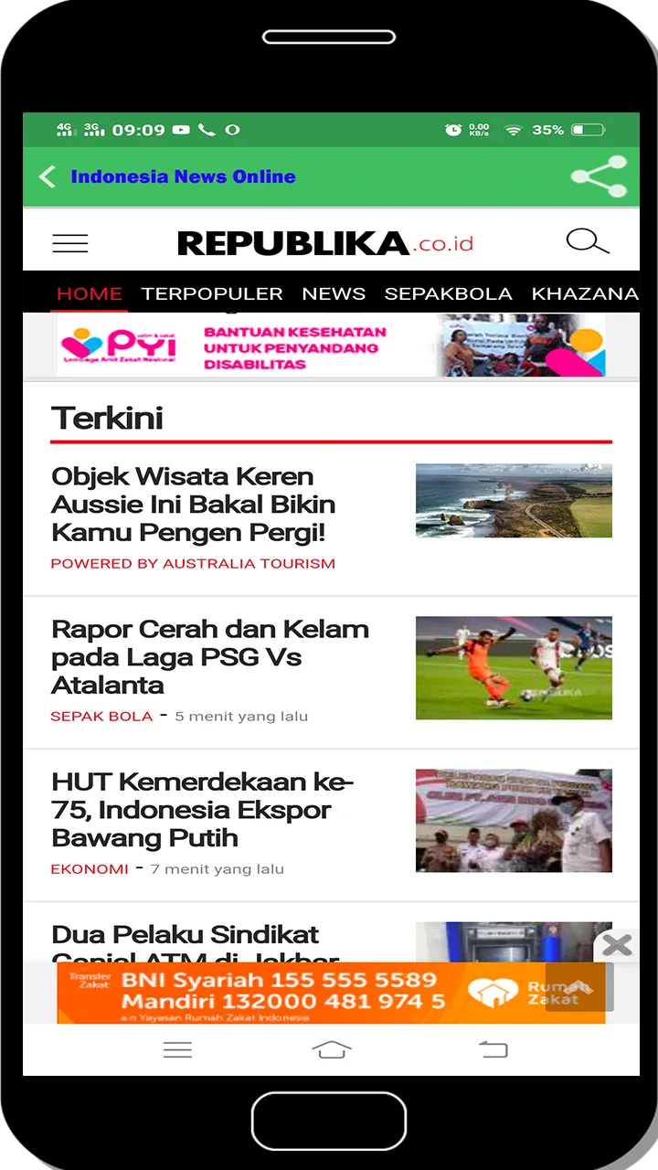 Indonesia News Online | Indus Appstore | Screenshot