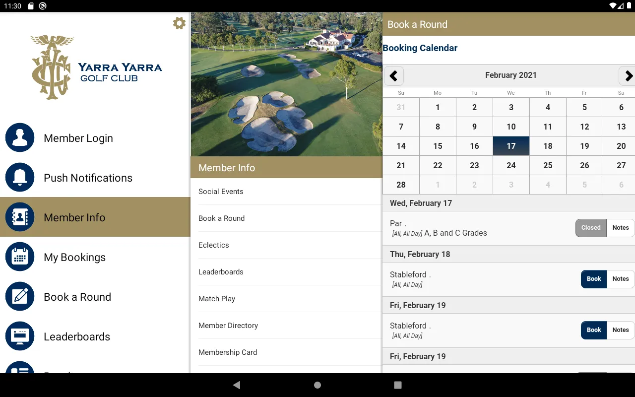 Yarra Yarra Golf Course | Indus Appstore | Screenshot