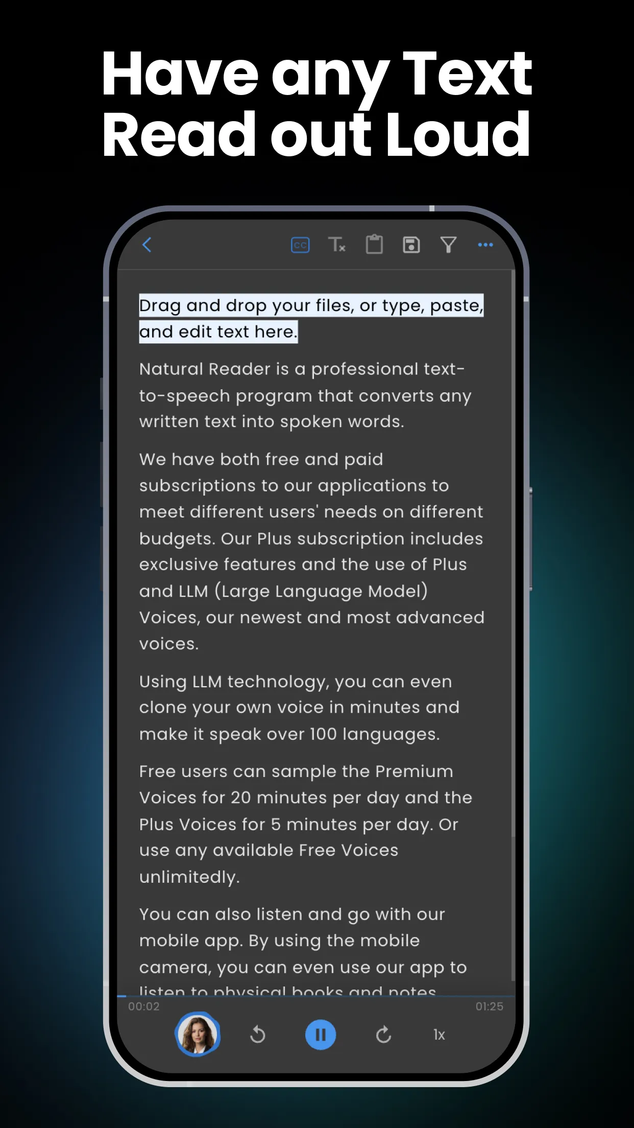 NaturalReader - Text to Speech | Indus Appstore | Screenshot