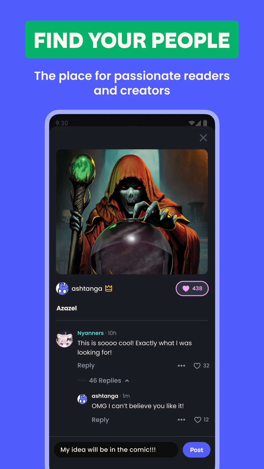 Storygrounds: Webtoons, Comics | Indus Appstore | Screenshot