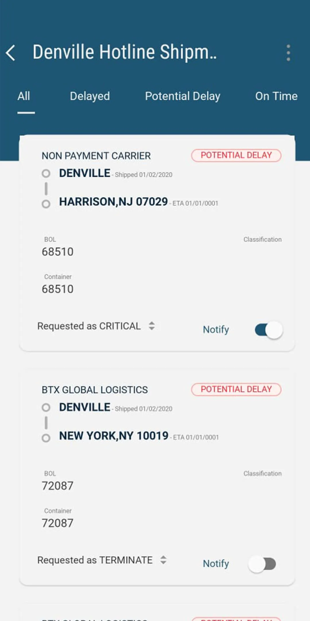 Highway 905 Shipment Tracking | Indus Appstore | Screenshot