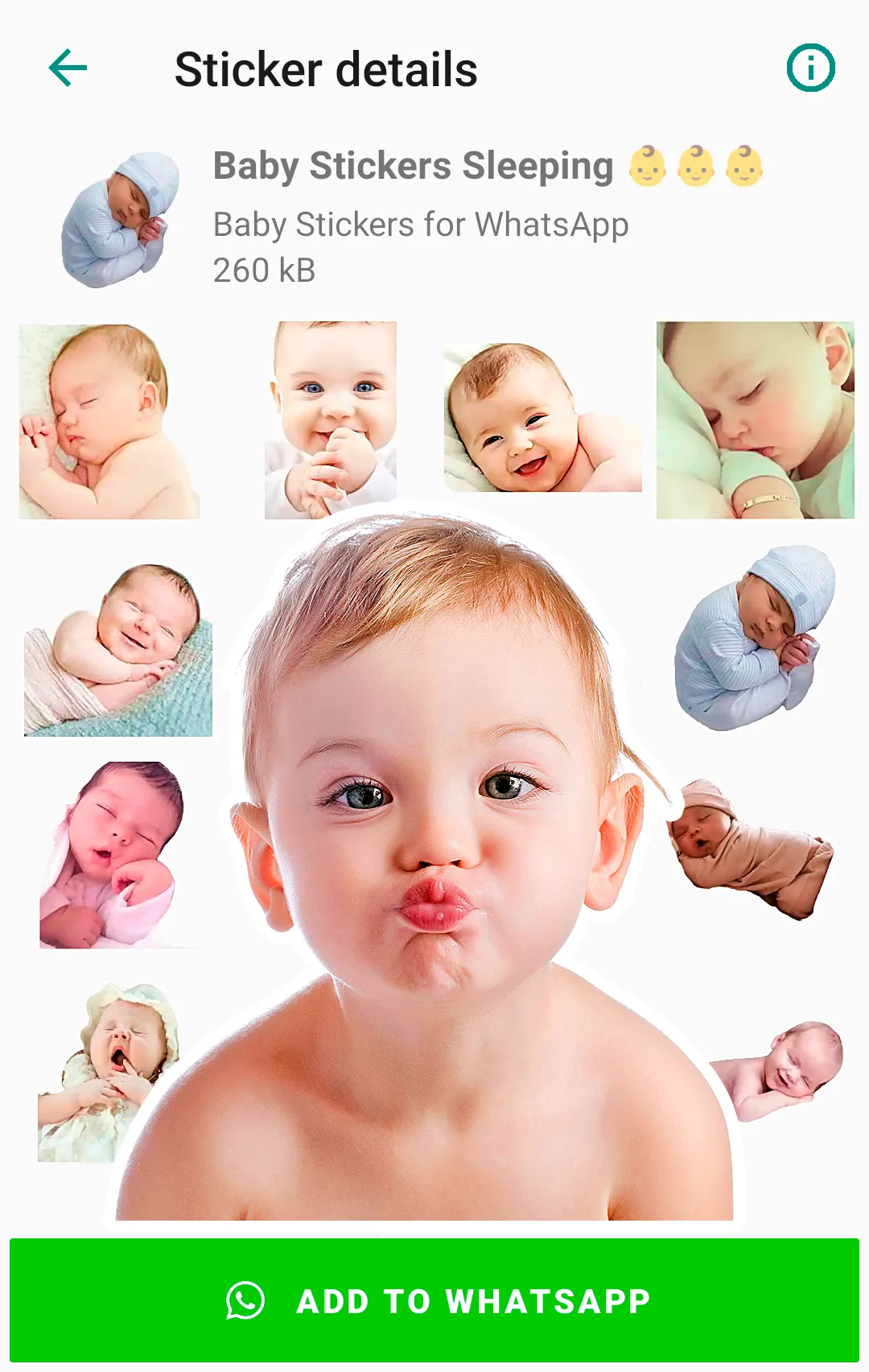 Baby Stickers for WhatsApp | Indus Appstore | Screenshot