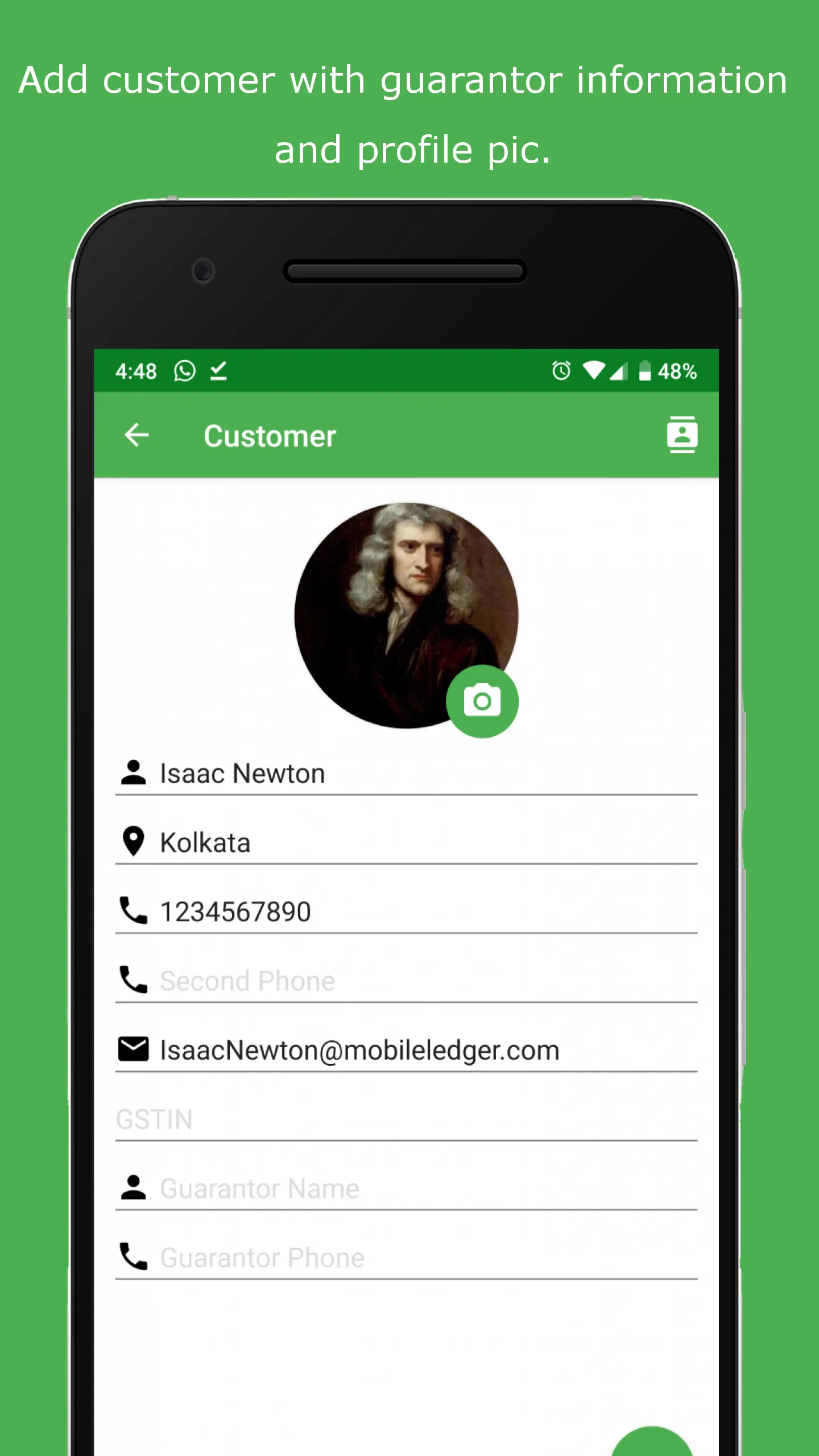 Mobile Ledger: Account/Khata | Indus Appstore | Screenshot