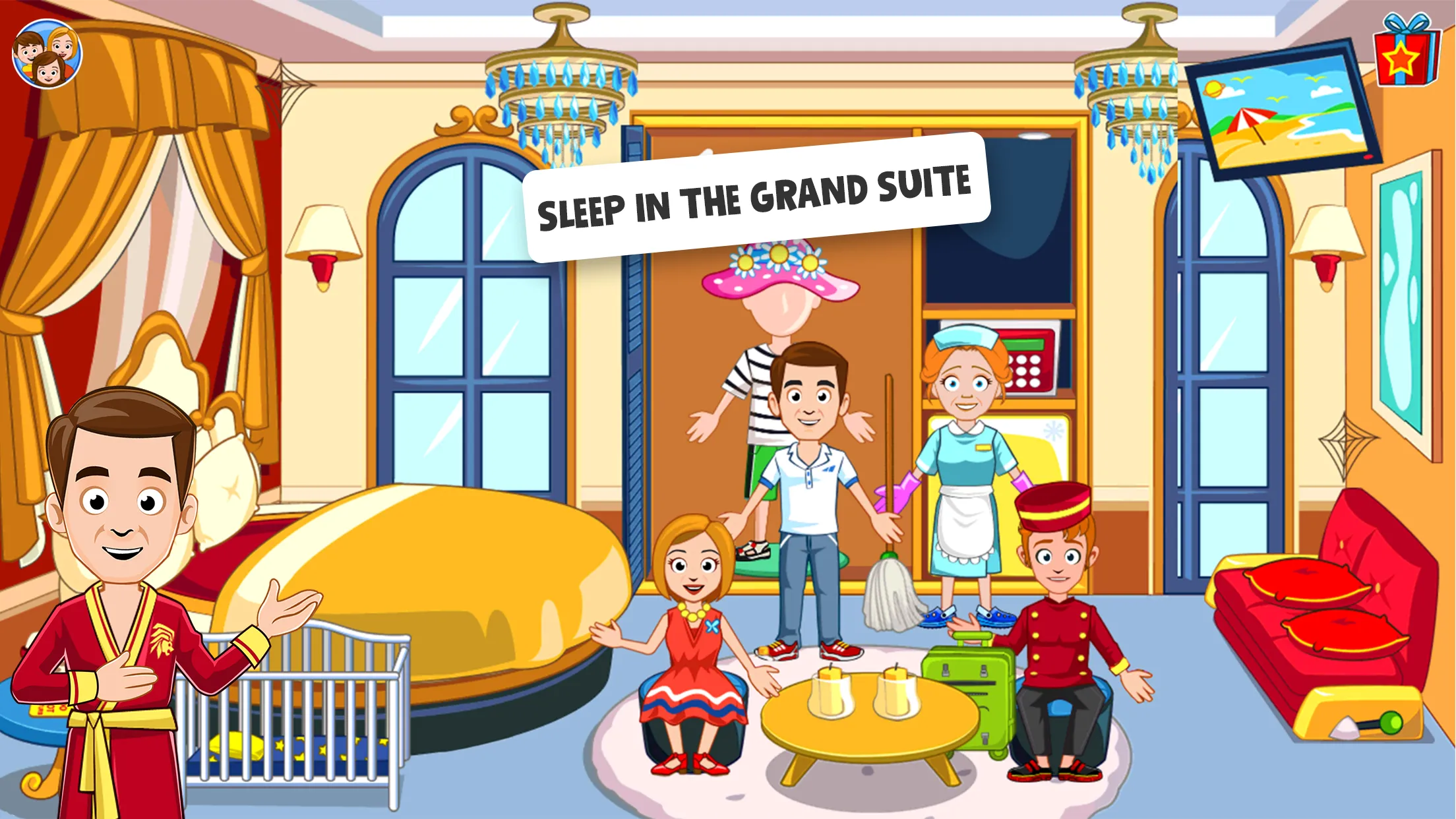 My Town Hotel Games for kids | Indus Appstore | Screenshot