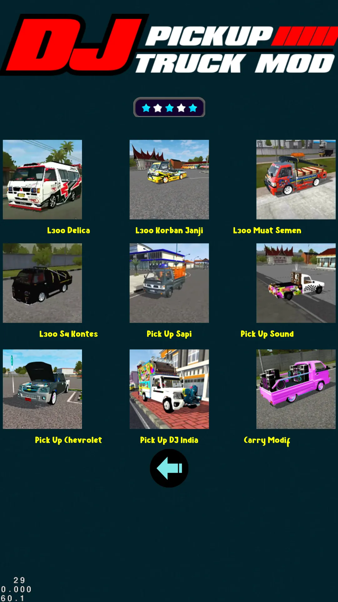 DJ Pickup Truck Mod | Indus Appstore | Screenshot