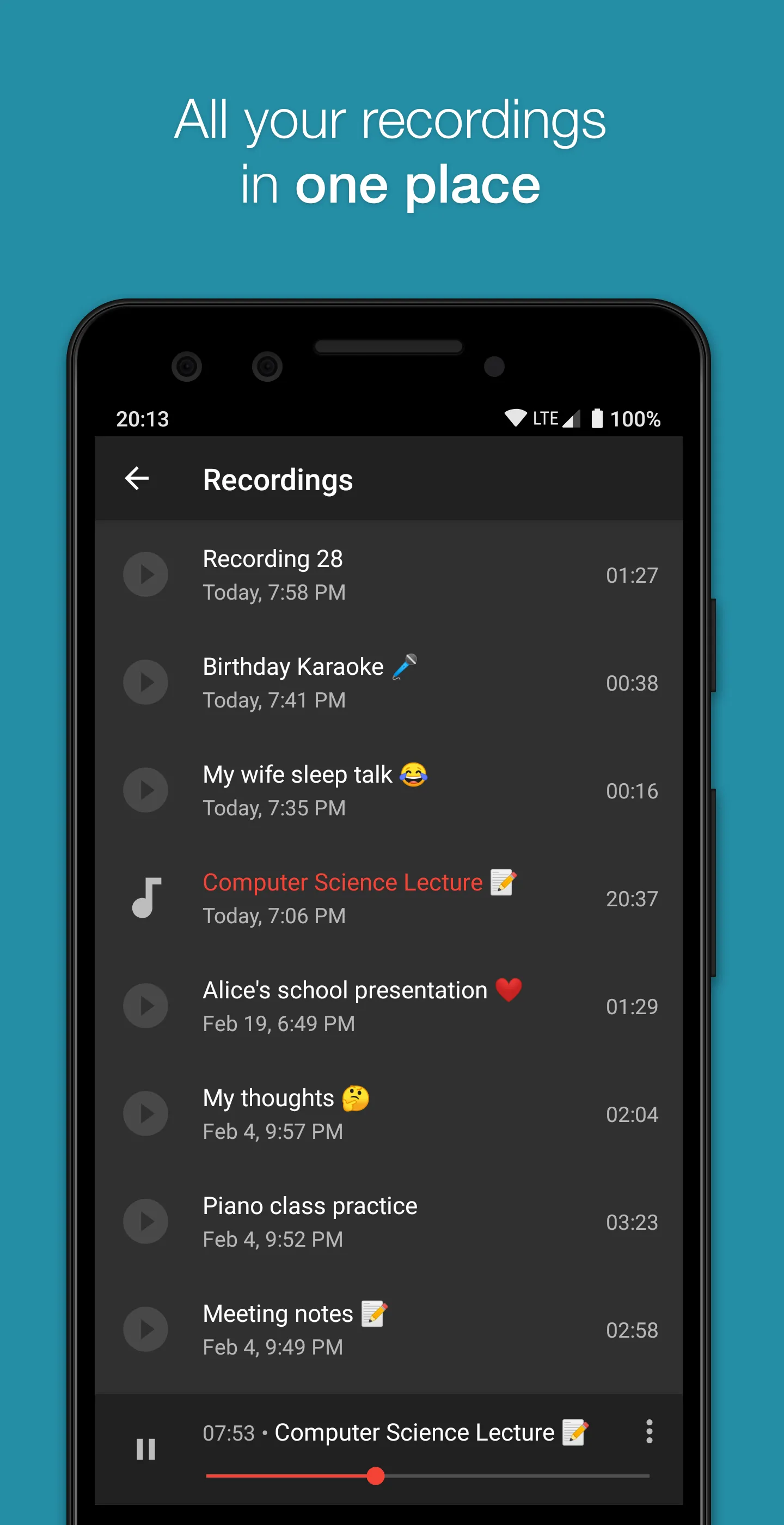 Smart Voice Recorder | Indus Appstore | Screenshot