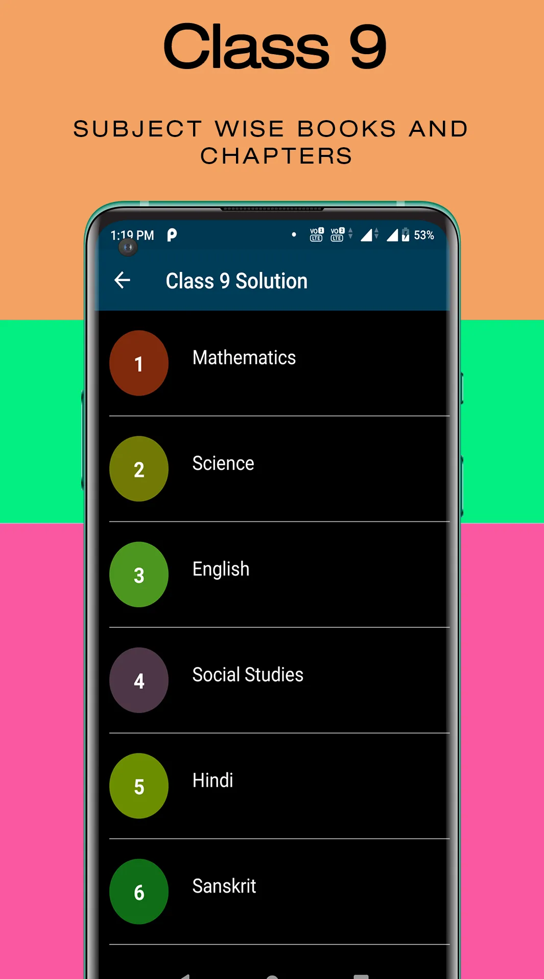 Class 9 Solution Offline Notes | Indus Appstore | Screenshot