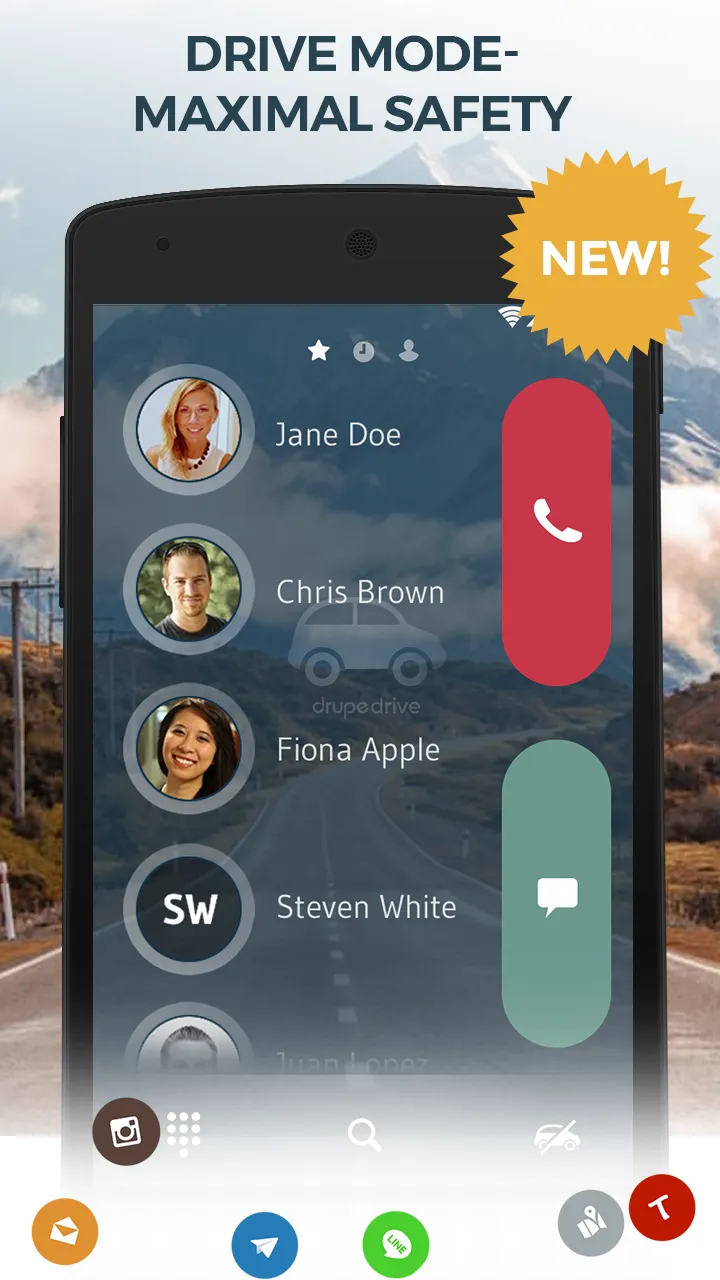 Phone Dialer & Contacts: drupe | Indus Appstore | Screenshot