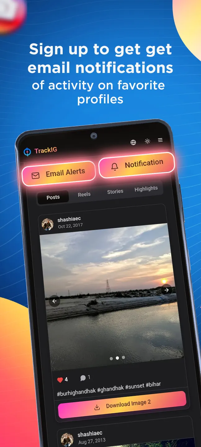 TrackIG | Indus Appstore | Screenshot