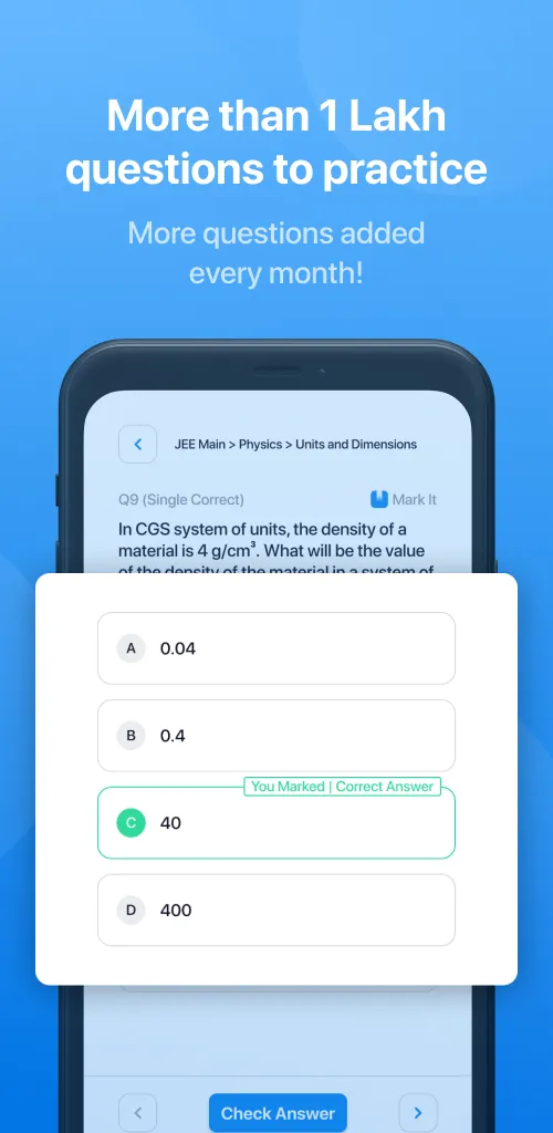 MARKS: IIT JEE & NEET Prep App | Indus Appstore | Screenshot